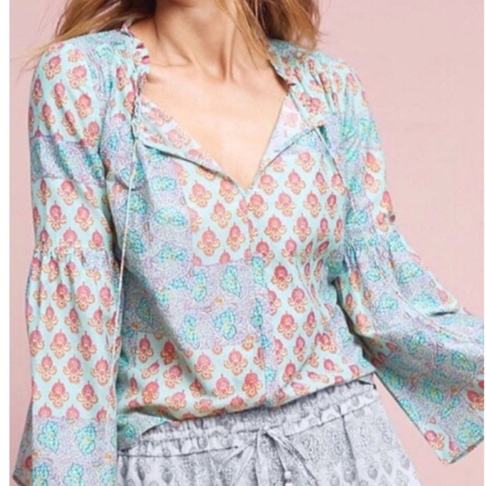 Anthropologie Lilka Sweetest Dream boho blouse sz M